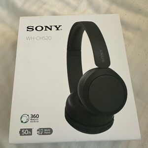 Sony WH-CH520 Best Wireless Bluetooth On-Ear NEW With BOX Black